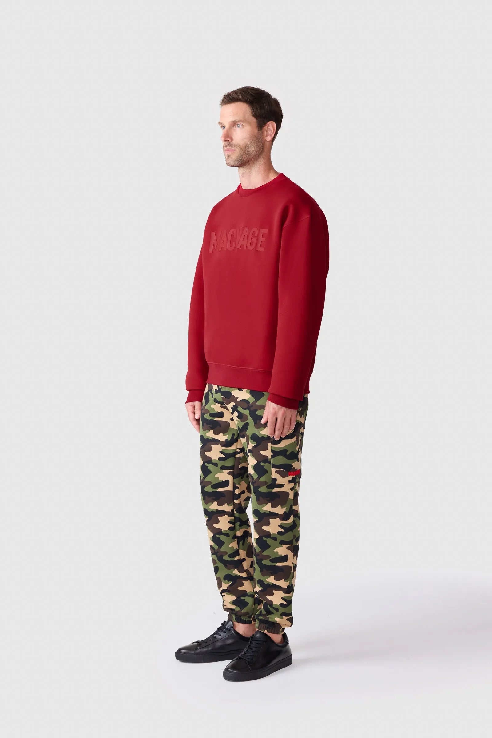 Men's JULIUS Double-Face Jersey Logo Sweatshirt