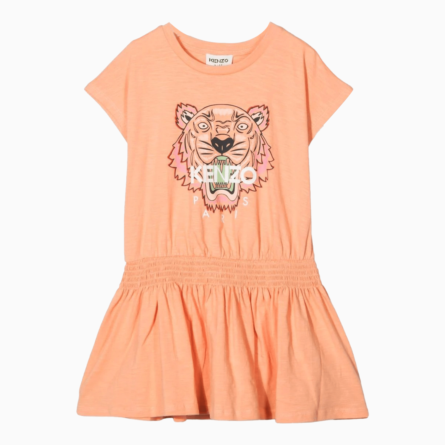 Kenzo Kids Orange Tiger Dress
