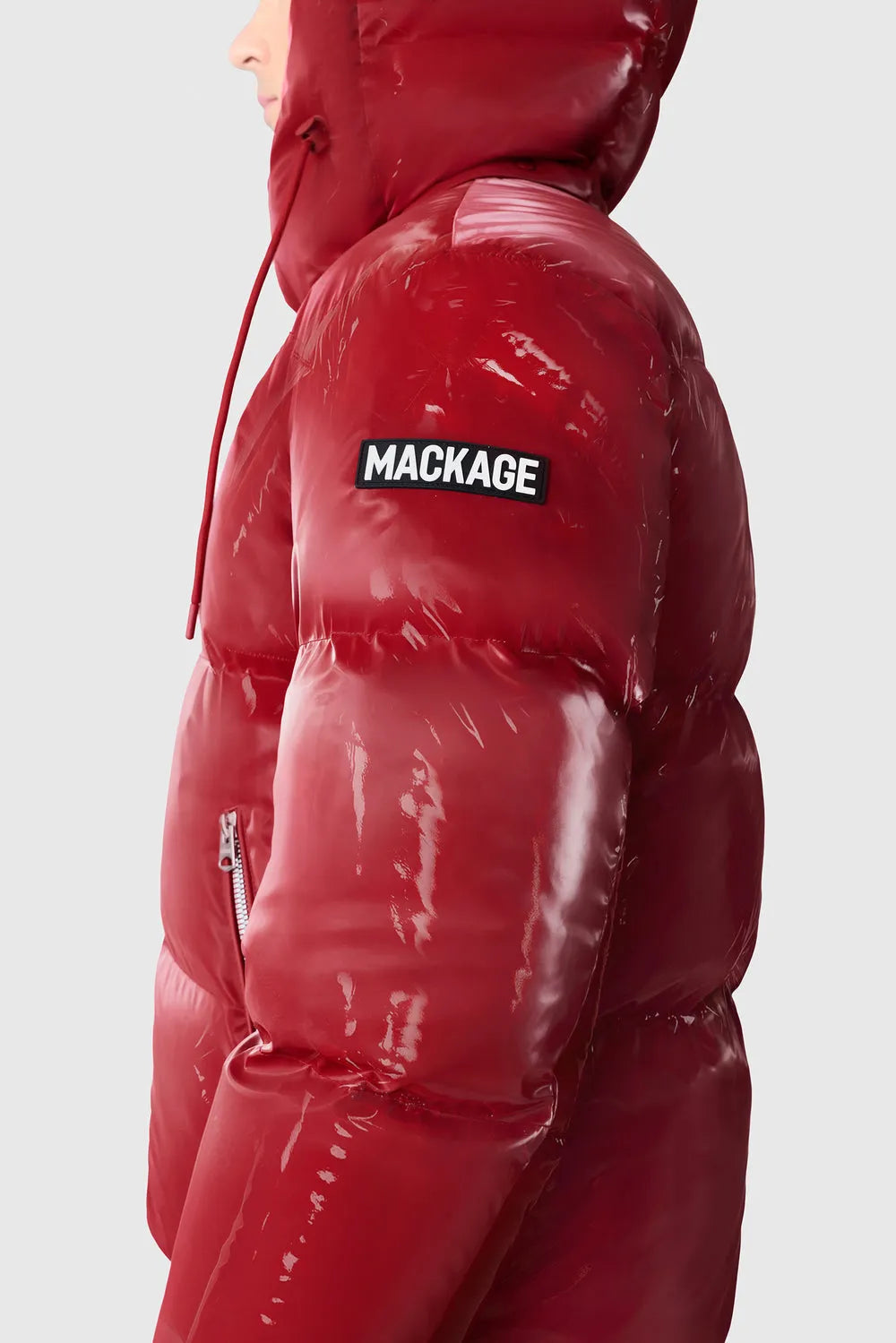 Men's KENT-GLO High-Gloss Hooded Down Jacket