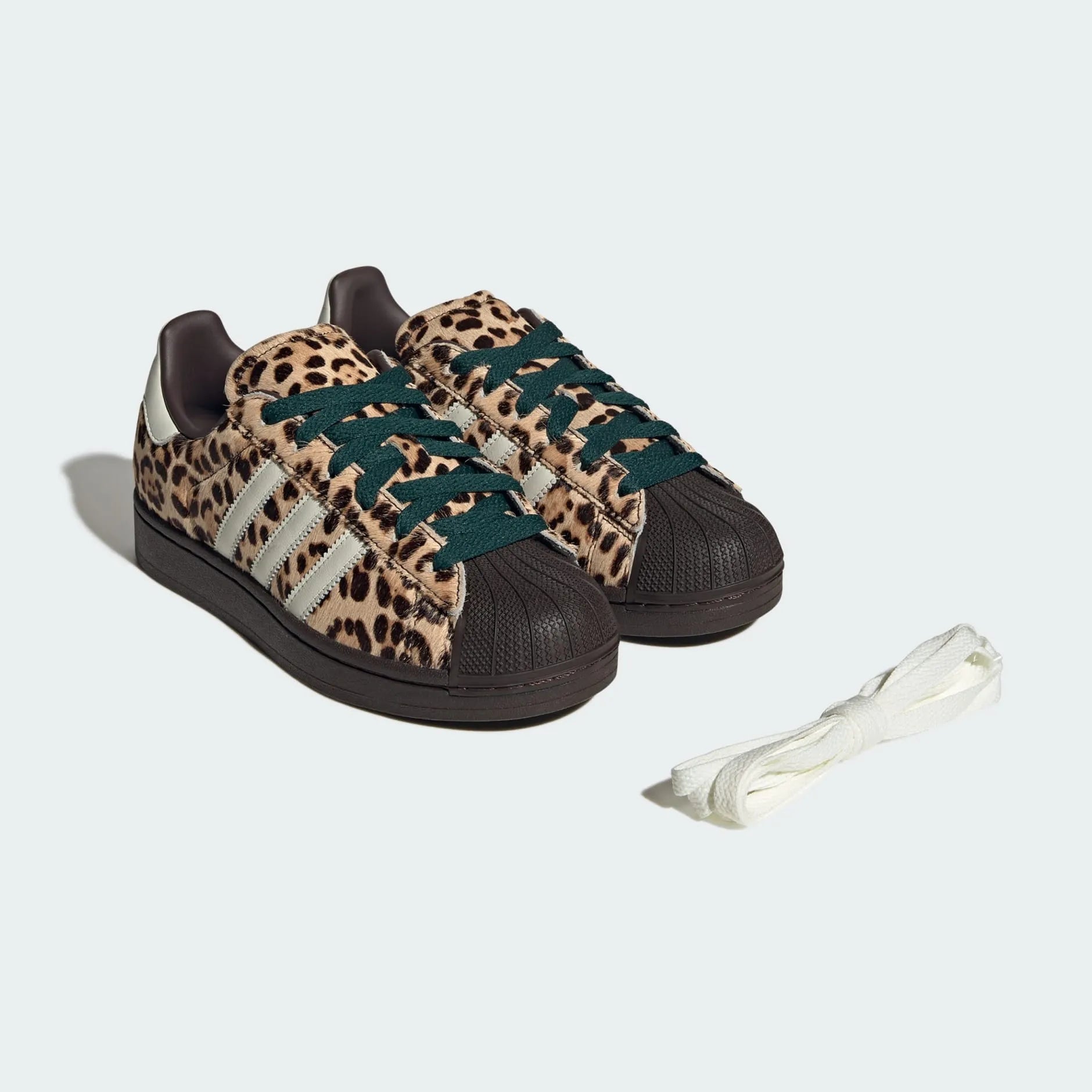 Women's Superstar II "Leopard Dark Brown Ivory"