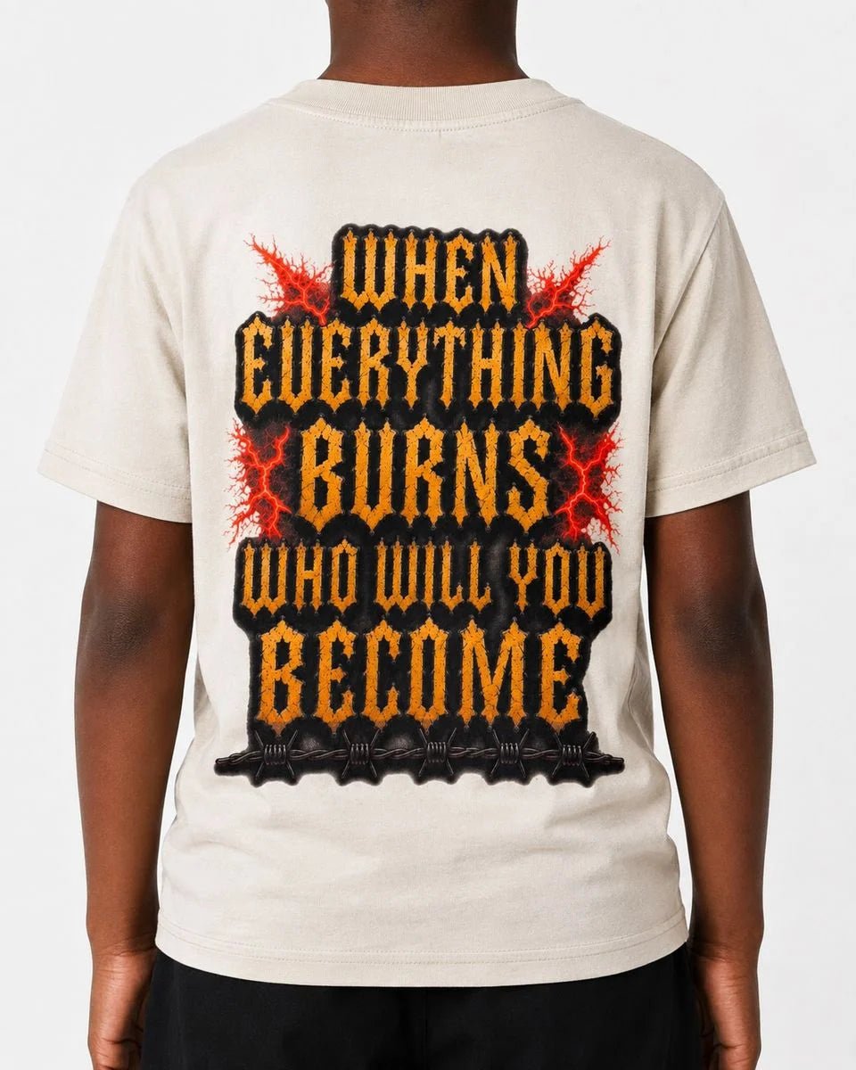 Kid's Burnout T-Shirt Premium Disaster - Tops and Bottoms USA