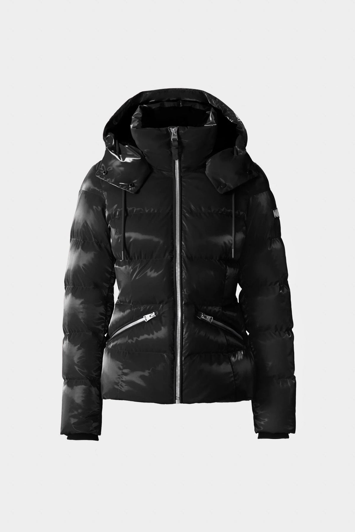 Women's MADALYN-GLO High-Gloss Down Jacket With Removable Hood