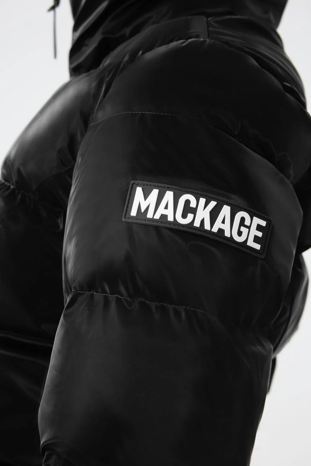 Women's MADALYN-GLO High-Gloss Down Jacket With Removable Hood