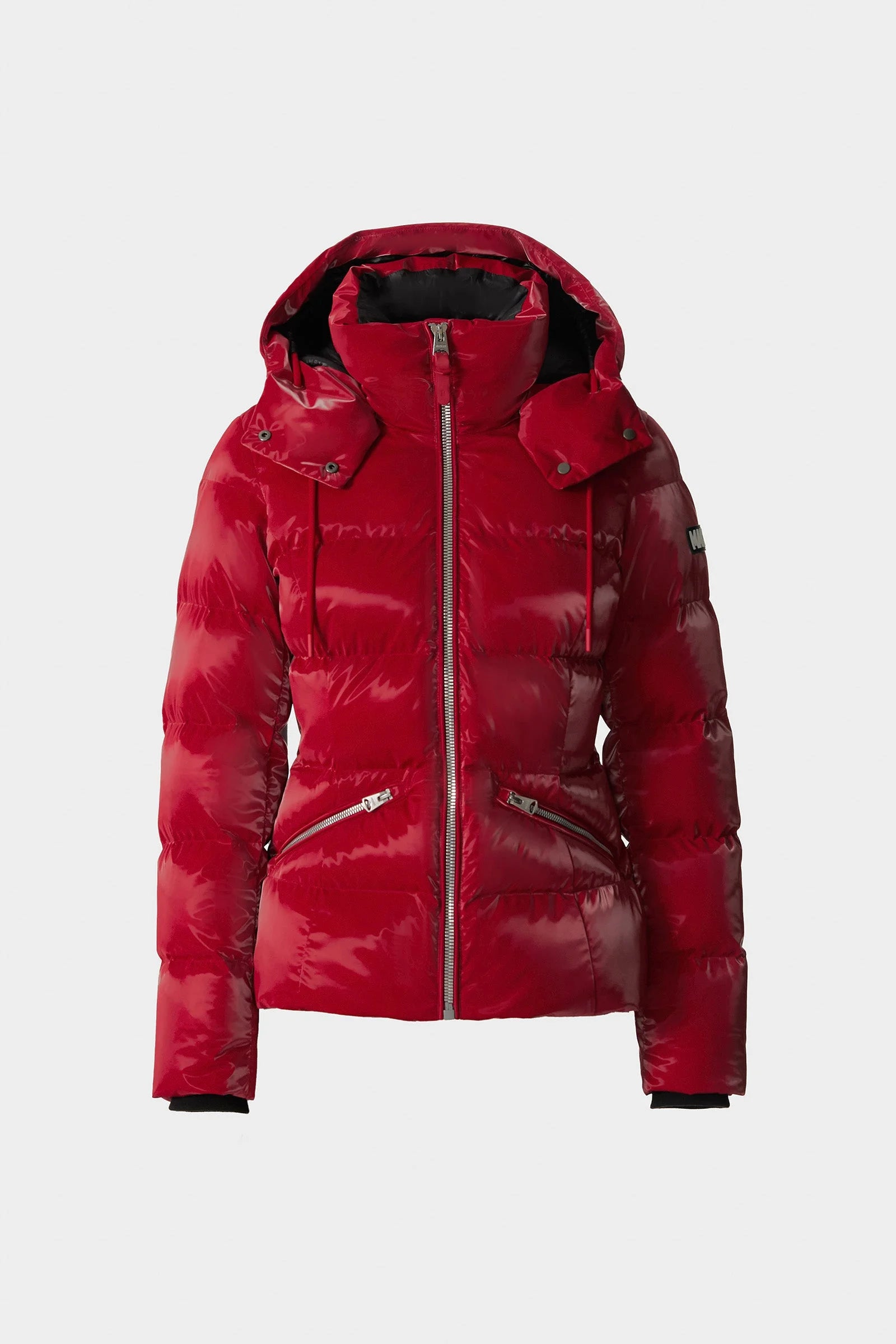 Women's MADALYN-GLO High-Gloss Down Jacket With Removable Hood