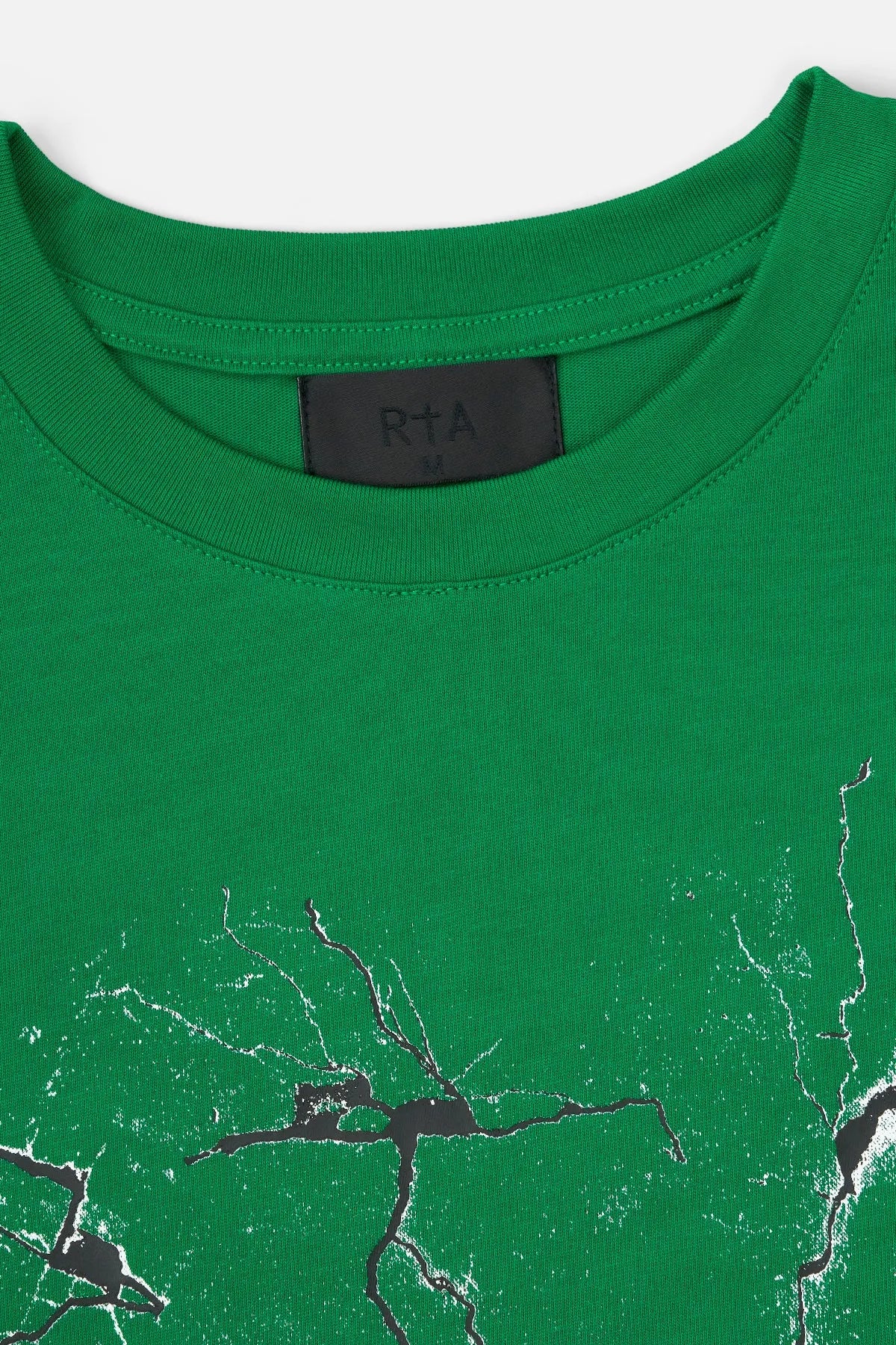 Men's Liam Green Cracked Logo T-Shirt RTA - Tops and Bottoms USA