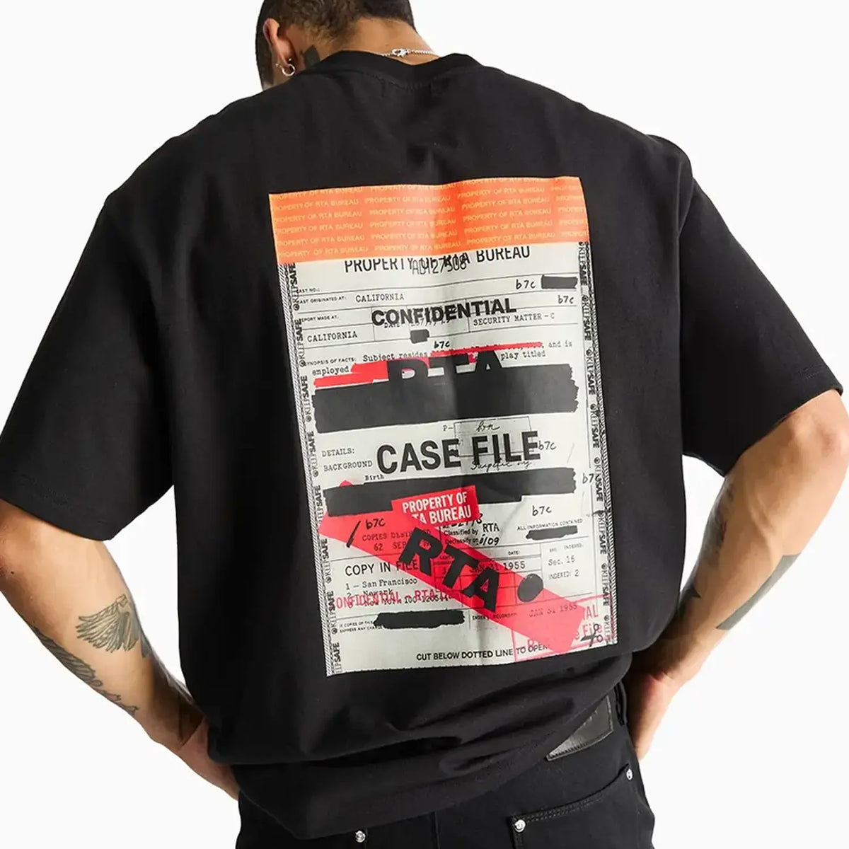Men's Colin Oversized T-Shirt RTA - Tops and Bottoms USA