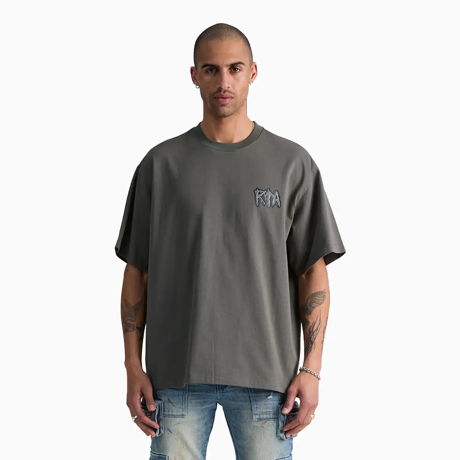 Men's Colin Olive Sigilism T-Shirt RTA - Tops and Bottoms USA