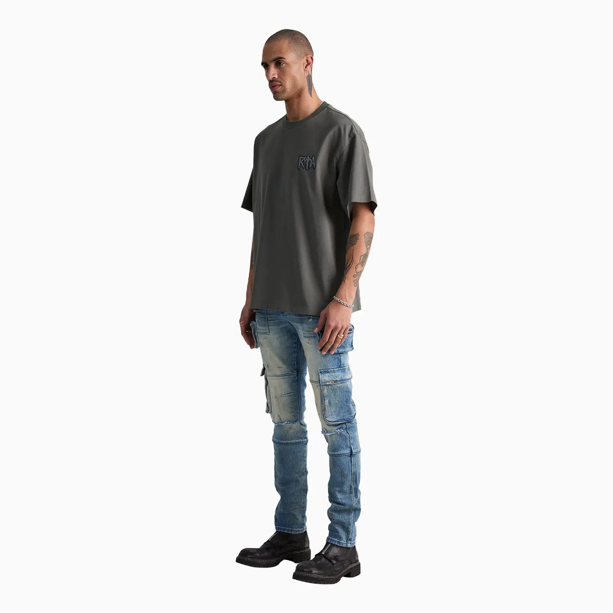 Men's Colin Olive Sigilism T-Shirt RTA - Tops and Bottoms USA