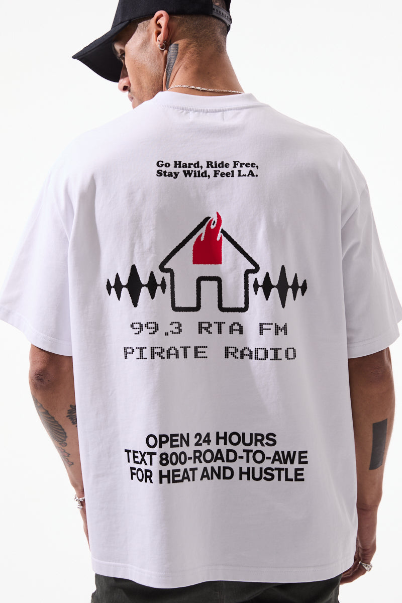 Men's Colin Wjite Radio T-Shirt