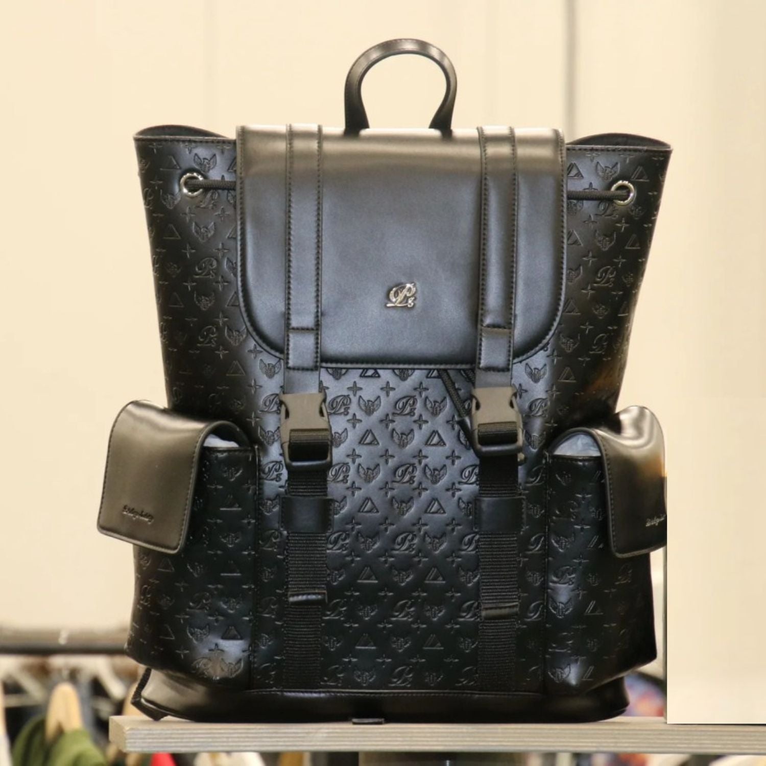 Monogram HC Leather Backpack - MLHC BBB Privilege Society - Tops and Bottoms USA