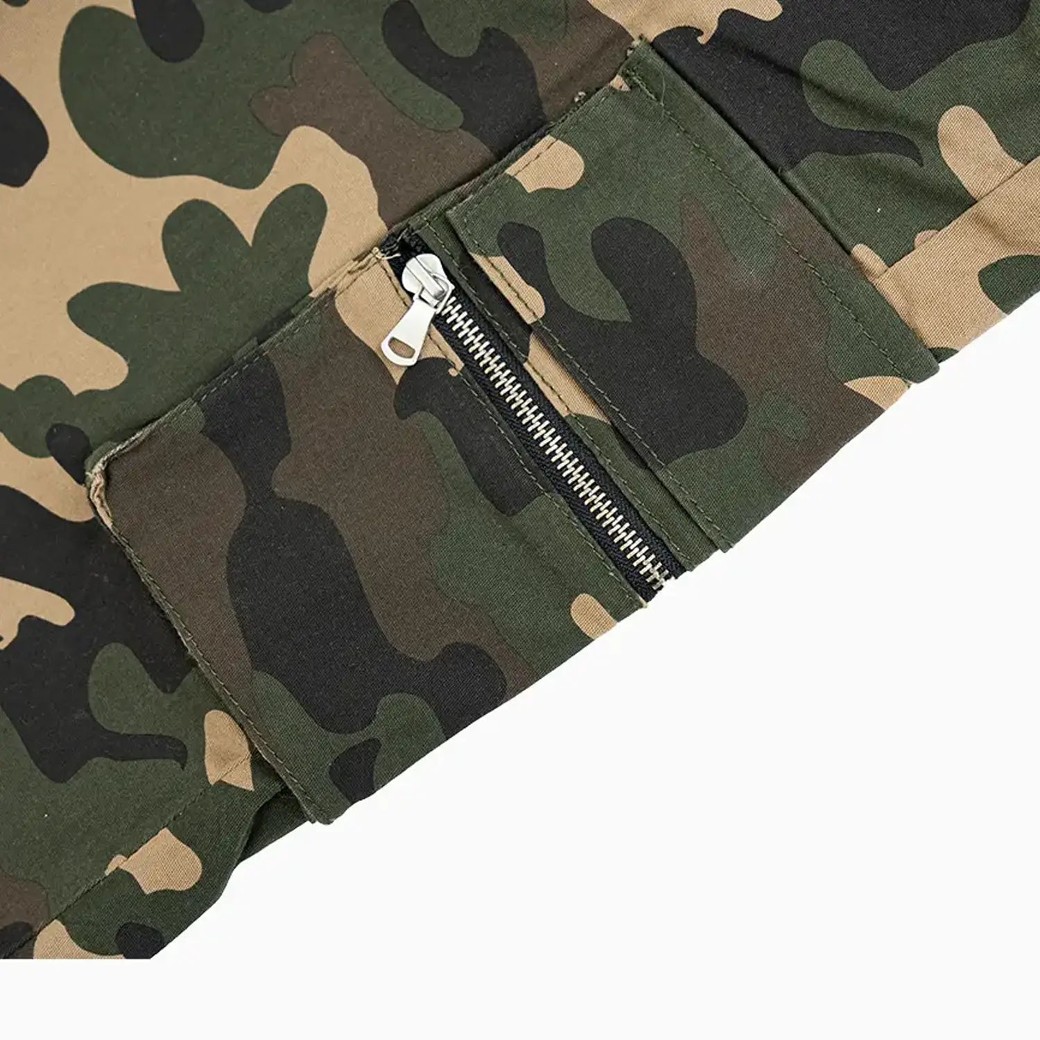 Women's Zipper Cargo Pocket Jogger Pant