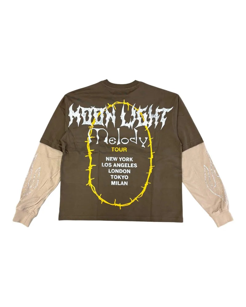 Men's Grave Yark Boxy Layered Long Sleeve T-Shirt