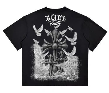 Women's Blind Faith Relaxed Loose T-Shirt Roku Studio - Tops and Bottoms USA