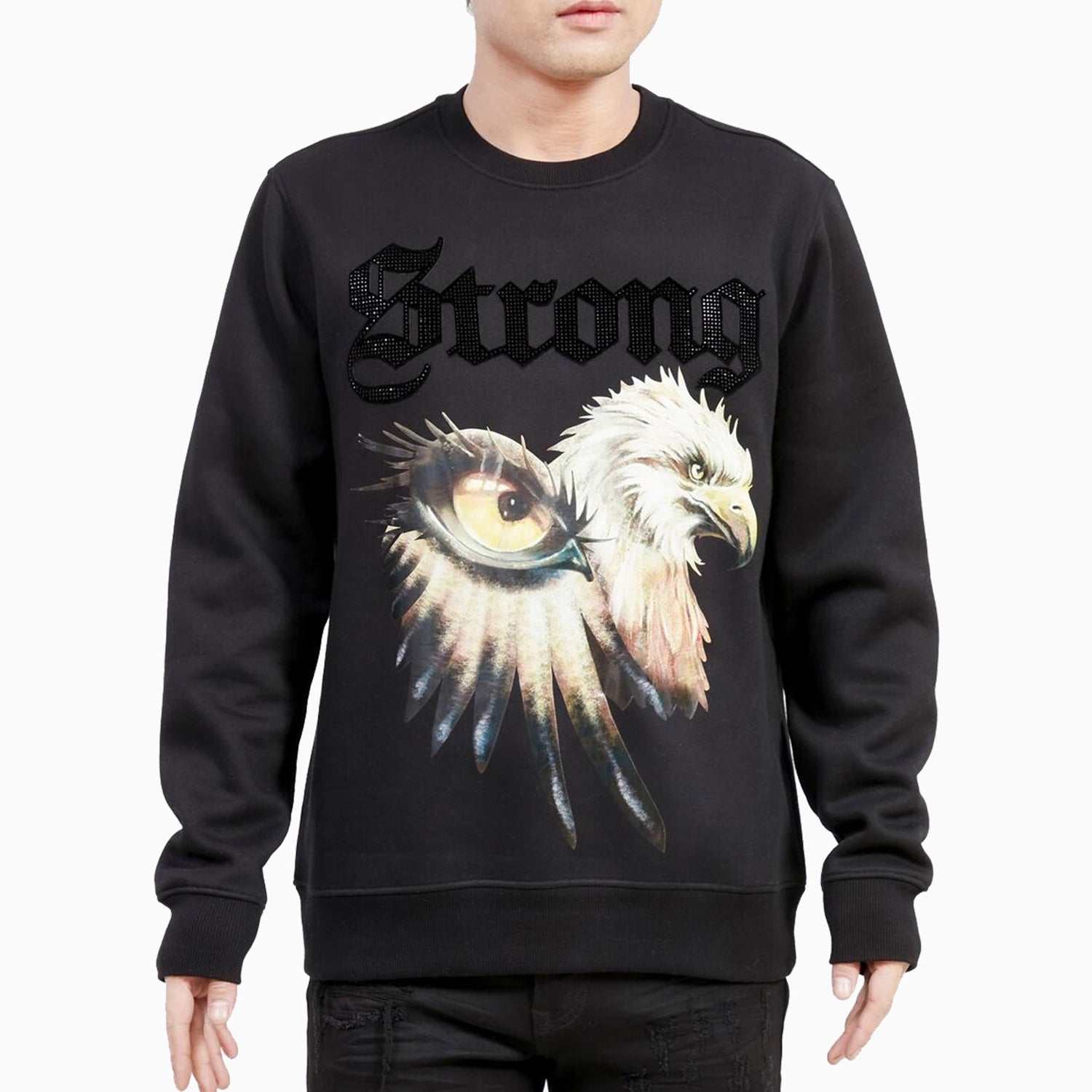 roku-studio-mens-strong-eagle-crew-neck-sweatshirt-with-r-stones-rk5480942-blk