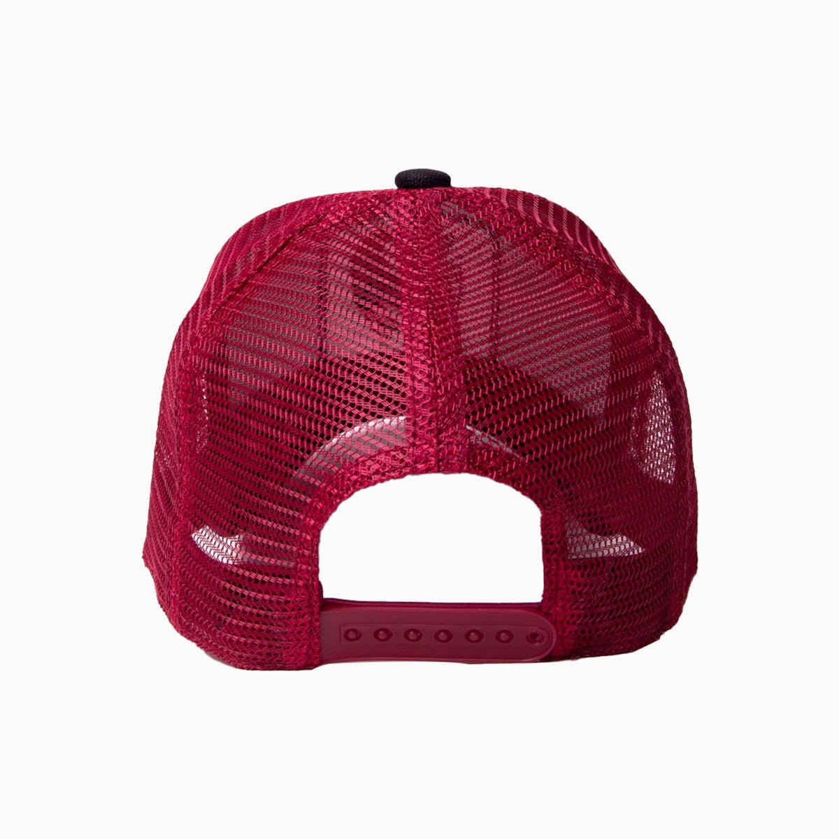 gold-star-hats-the-rooster-white-burgundy-trucker-hat-rs001-white