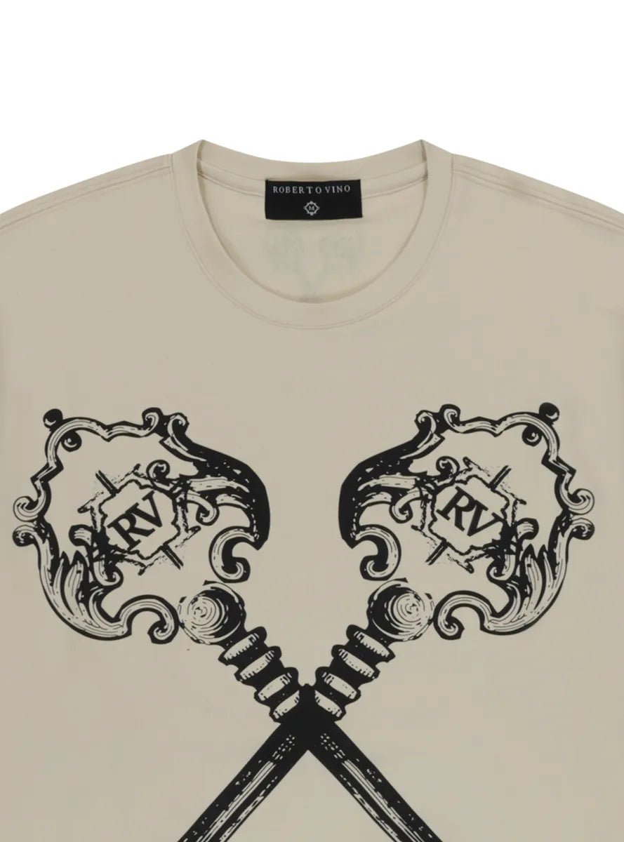 Men's Vino Keys Crew Neck T-Shirt Roberto Vino - Tops and Bottoms USA