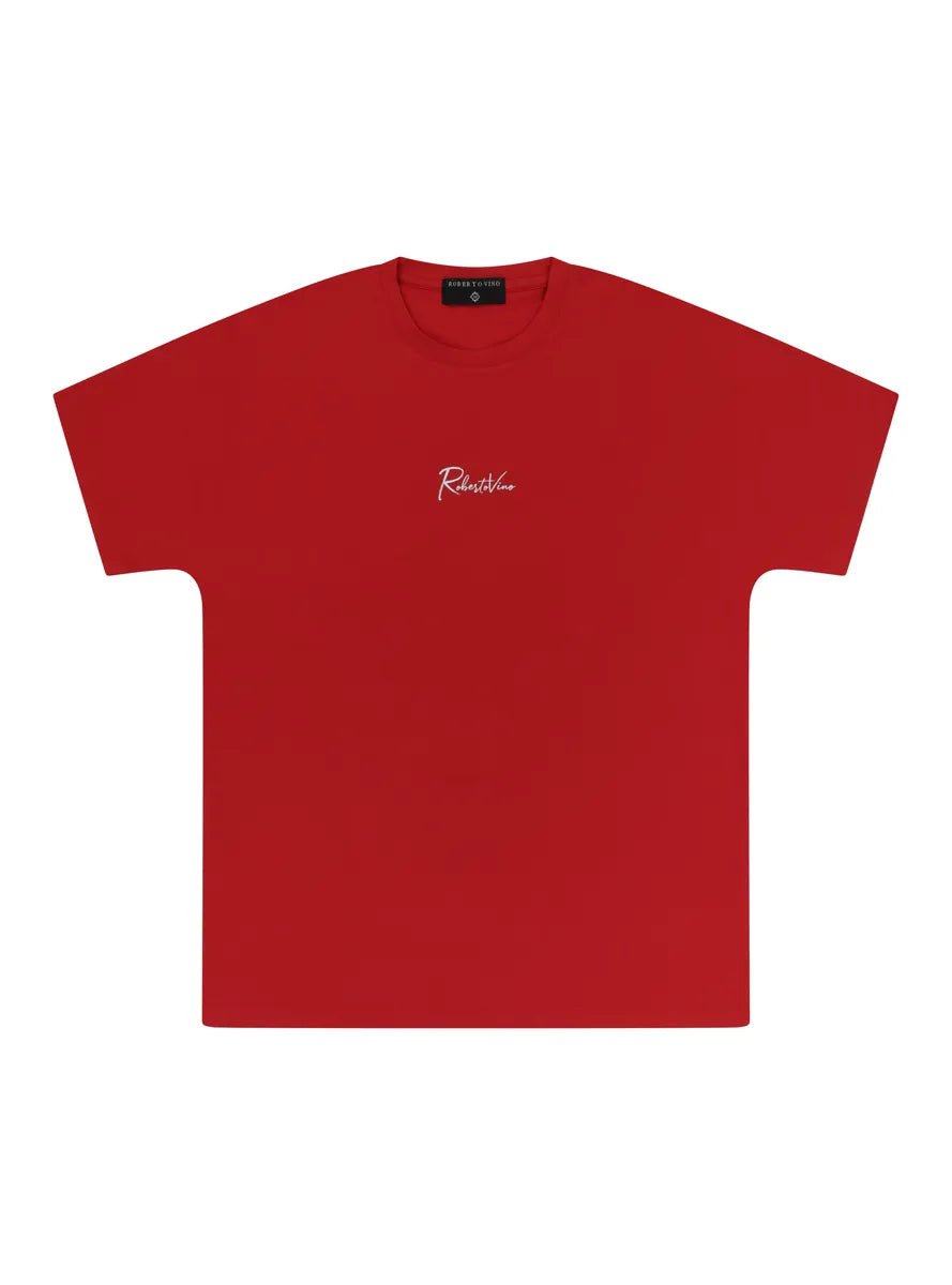 Men's Milano Writing T-Shirt Roberto Vino - Tops and Bottoms USA
