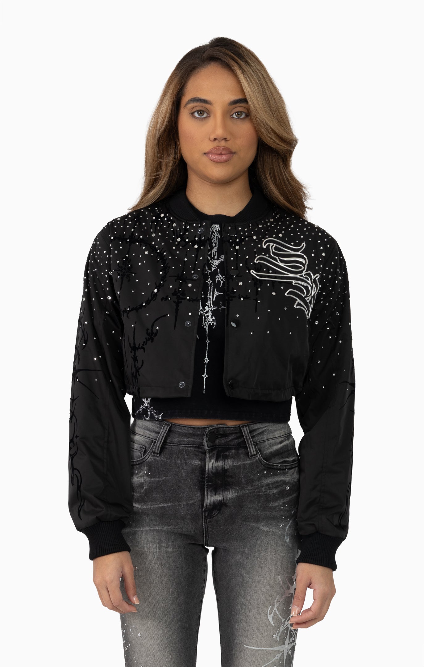Women's Metallic Windbreaker Jacket