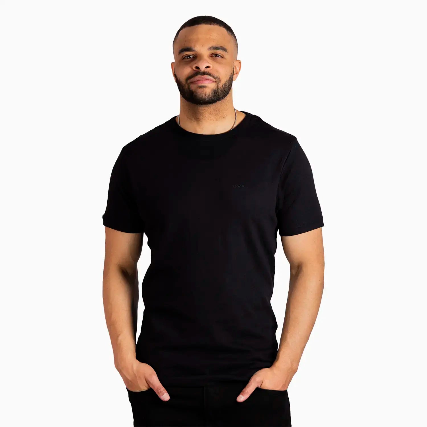 Men's Classic Regular Fit Pack of 2 T-Shirts Savar - Tops and Bottoms USA