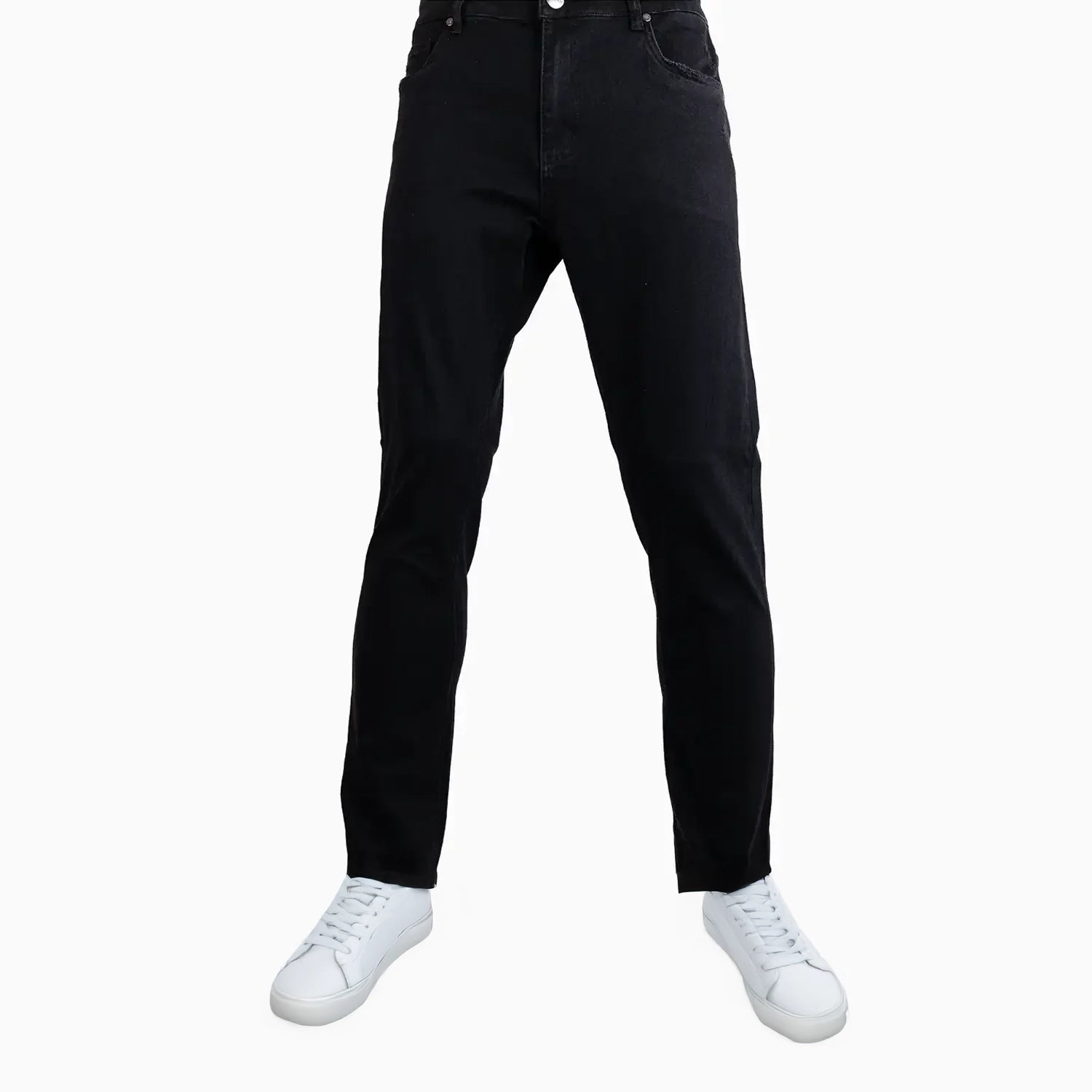 Men's Slim Fit Plain Jeans Pant Savar - Tops and Bottoms USA