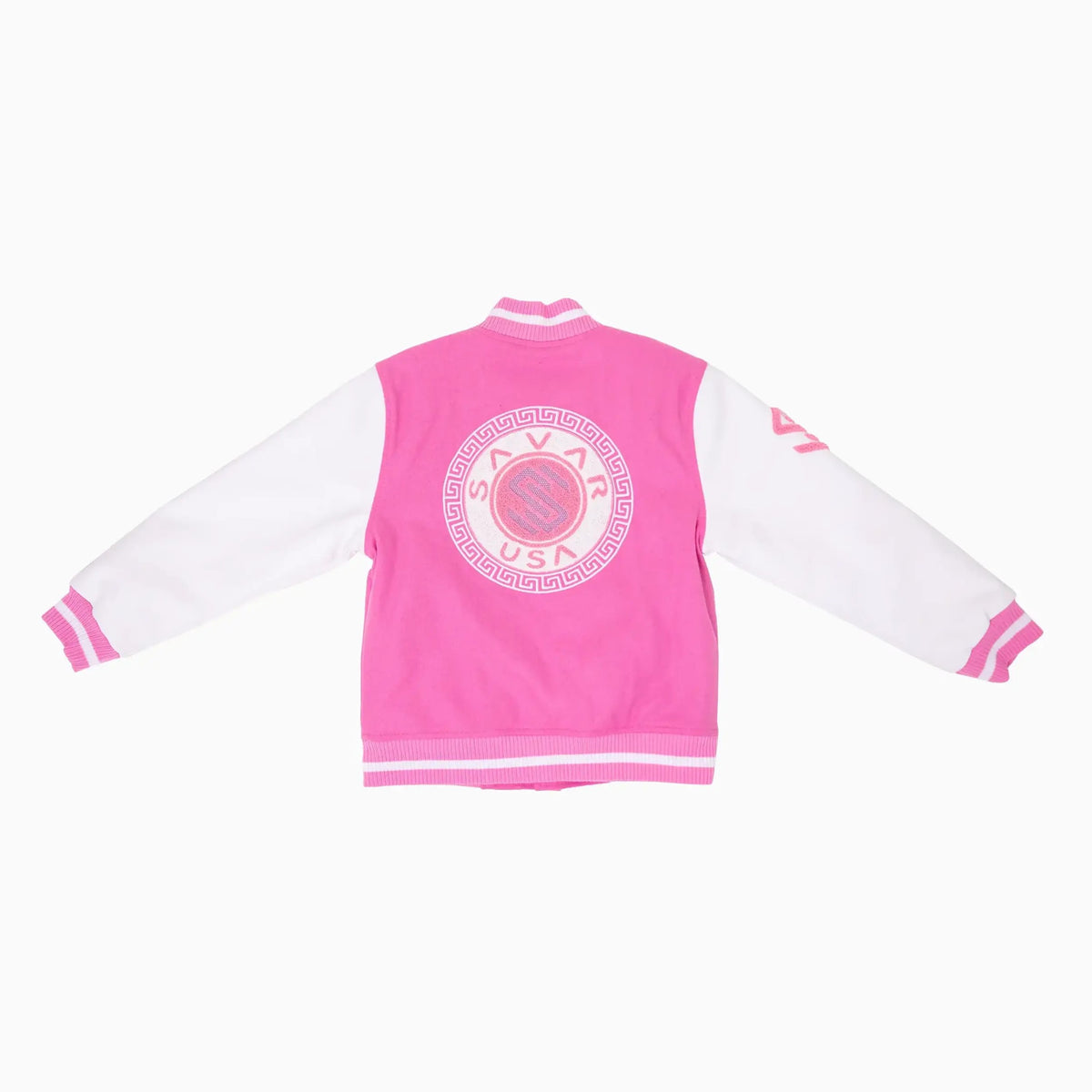Women's Circle Wool Varsity Jacket Savar - Tops and Bottoms USA