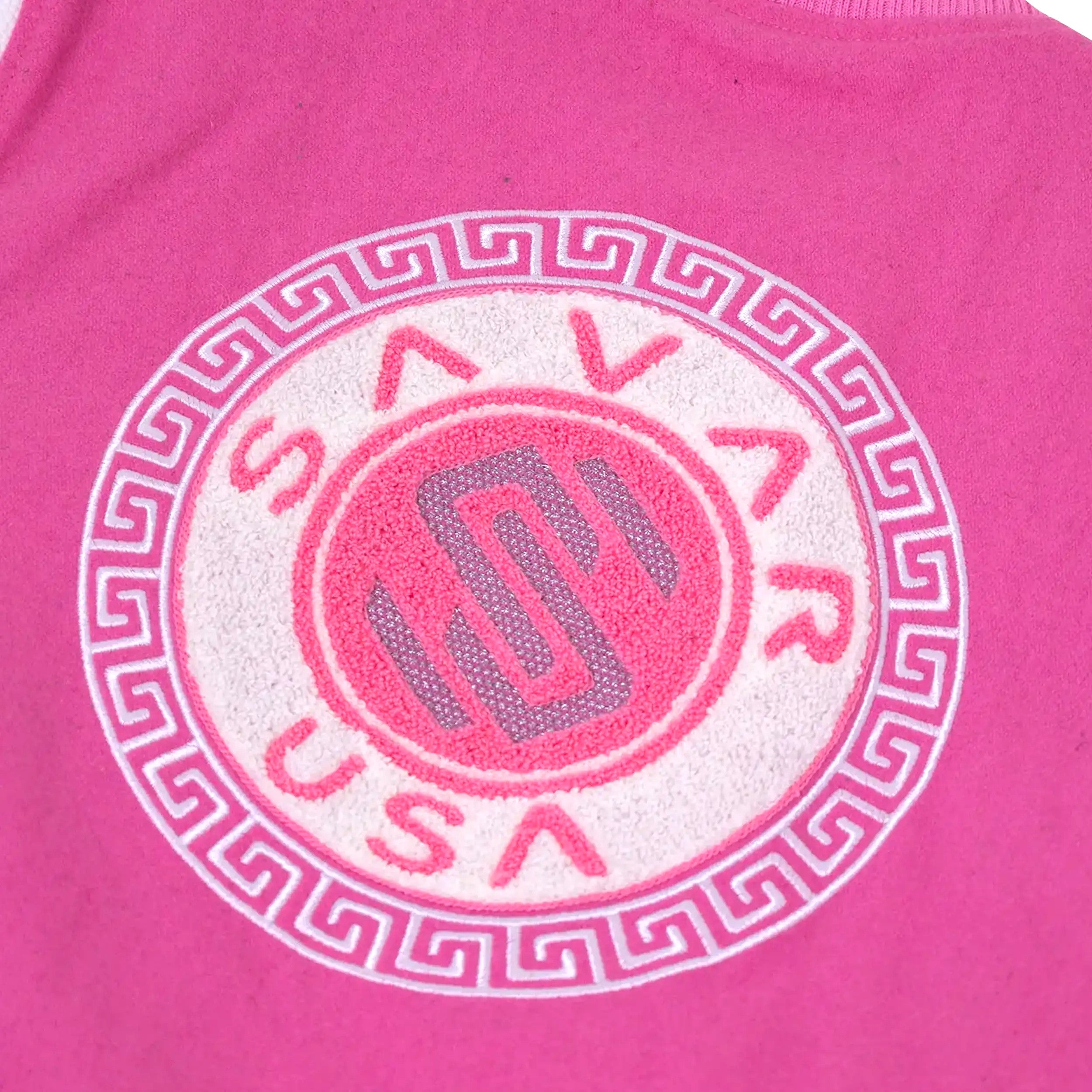 Women's Circle Wool Varsity Jacket Savar - Tops and Bottoms USA