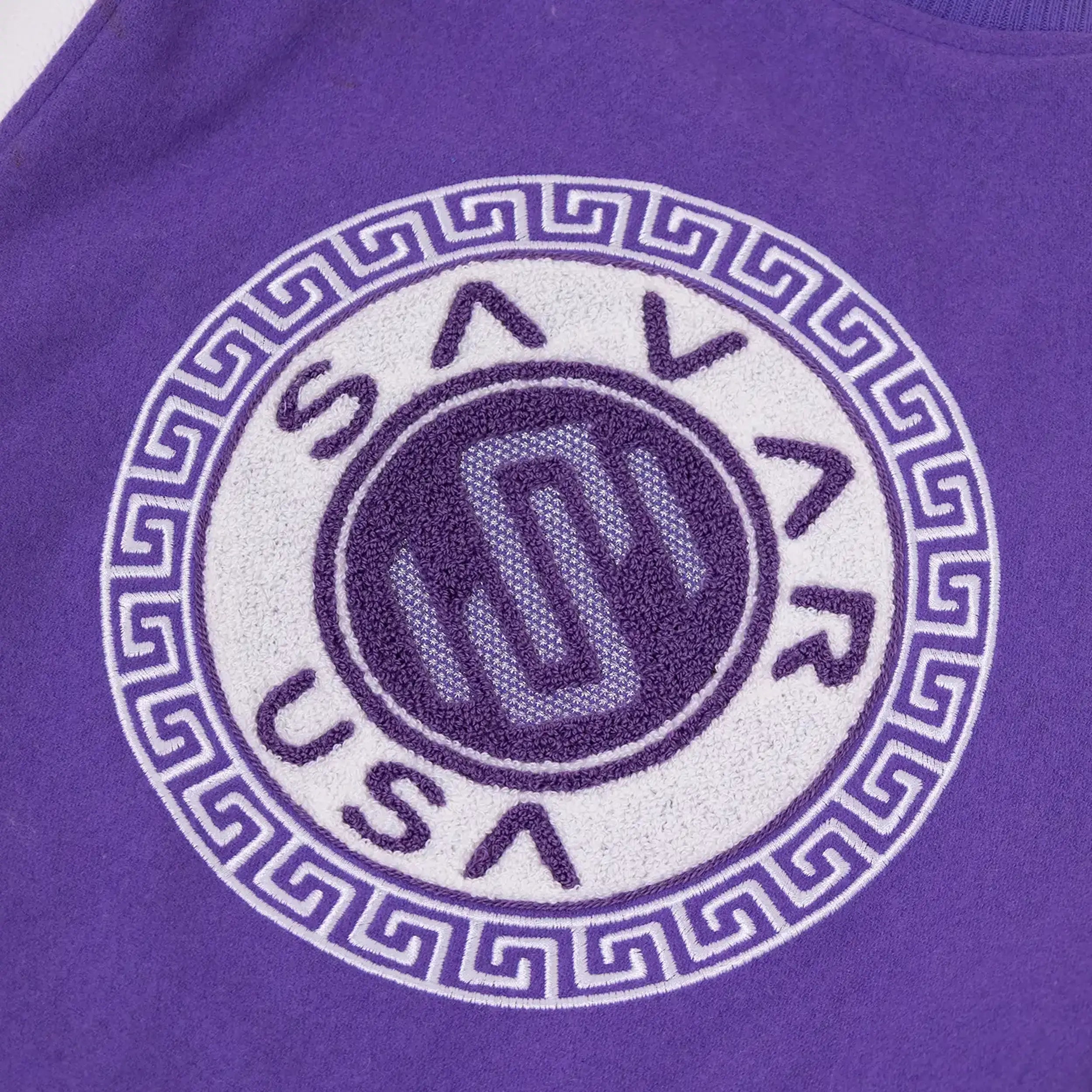 Women's Circle Wool Varsity Jacket Savar - Tops and Bottoms USA