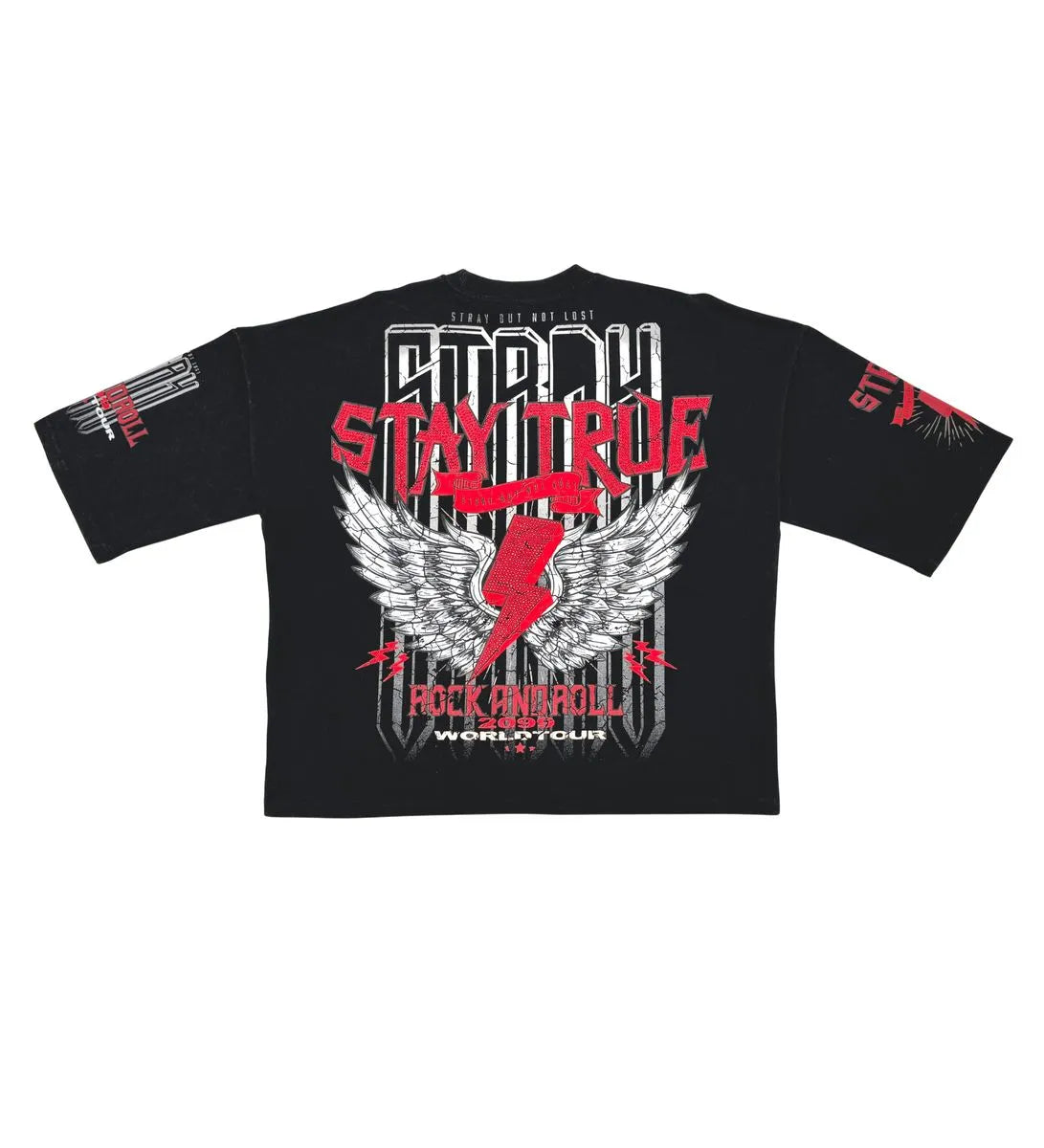 Men's Rock and Roller 2099 World Tour Oversized Graphic T-Shirt