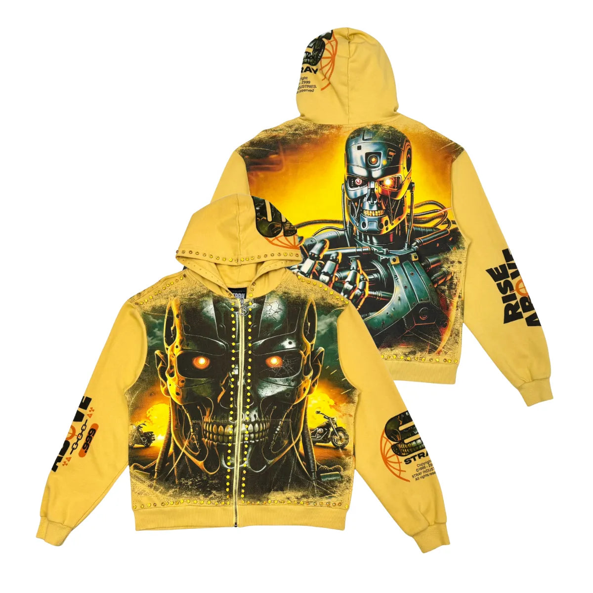 Men's Robot Full-Zip Hoodie