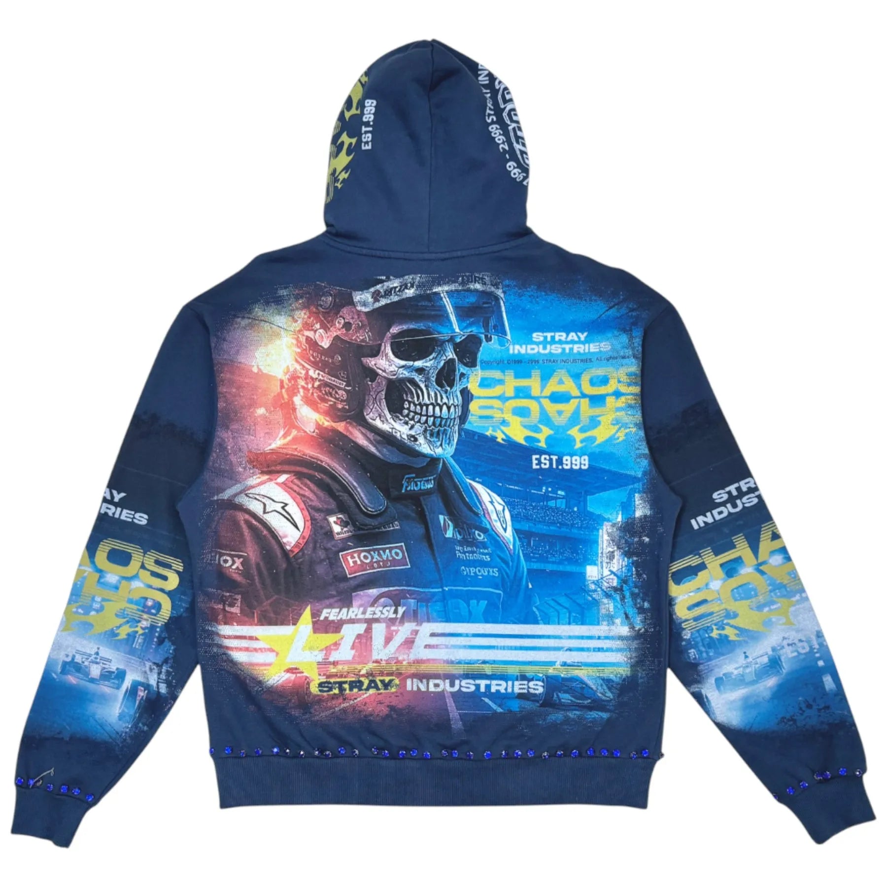 Men's Fearless Racer Graphic Hoodie