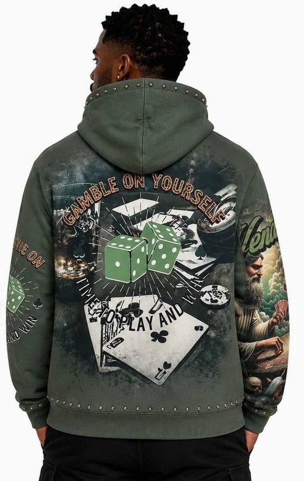 Men's Vendetta Full Zip Hoodie Stray - Tops and Bottoms USA