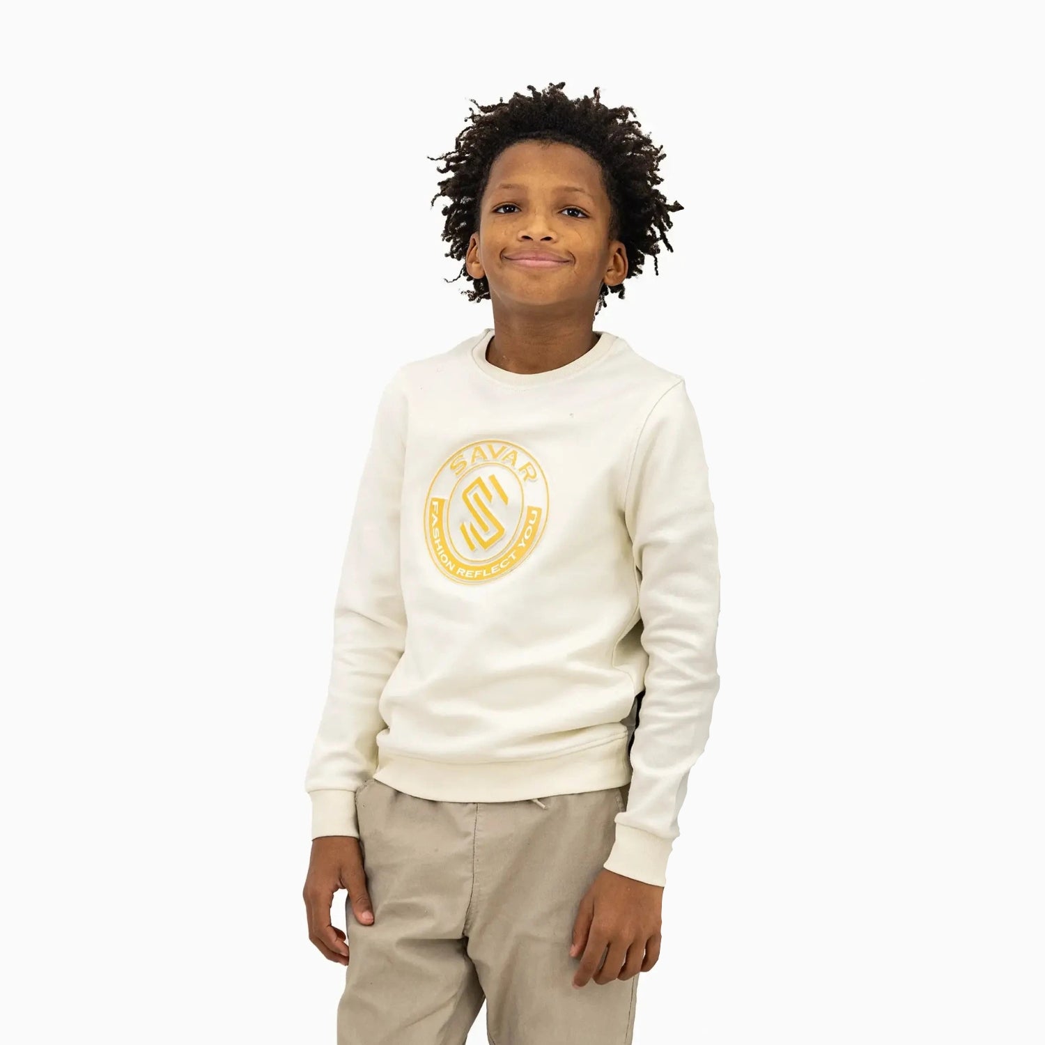 Kid's Circle Crew Neck Sweatshirt Savar - Tops and Bottoms USA