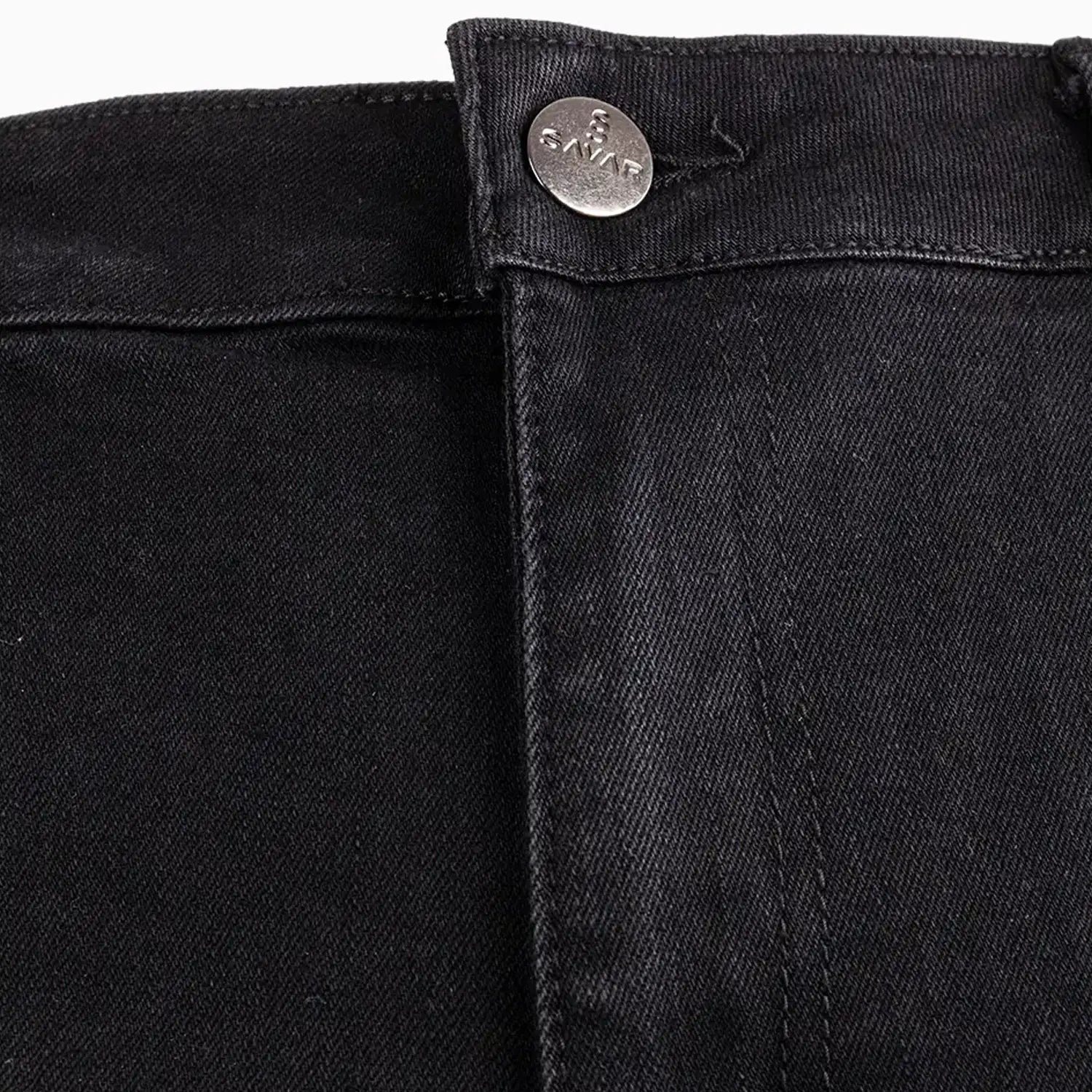 Men's Slim Fit Plain Jeans Pant Savar - Tops and Bottoms USA