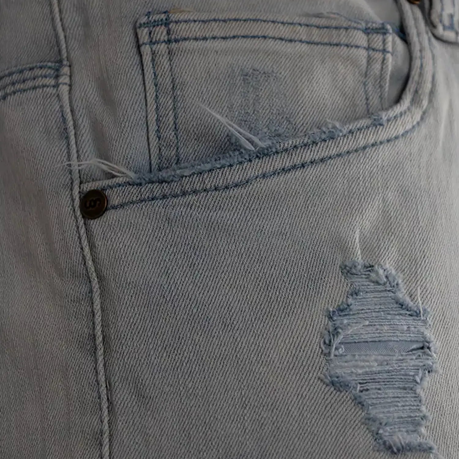 Men's Slim Fit Rips Jeans Pant Savar - Tops and Bottoms USA