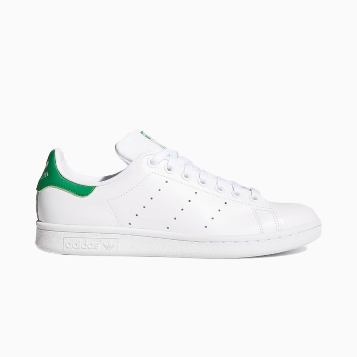 white dress green shoes adidas Women's Stan Smith Shoes - WHITE-GREEN -Size