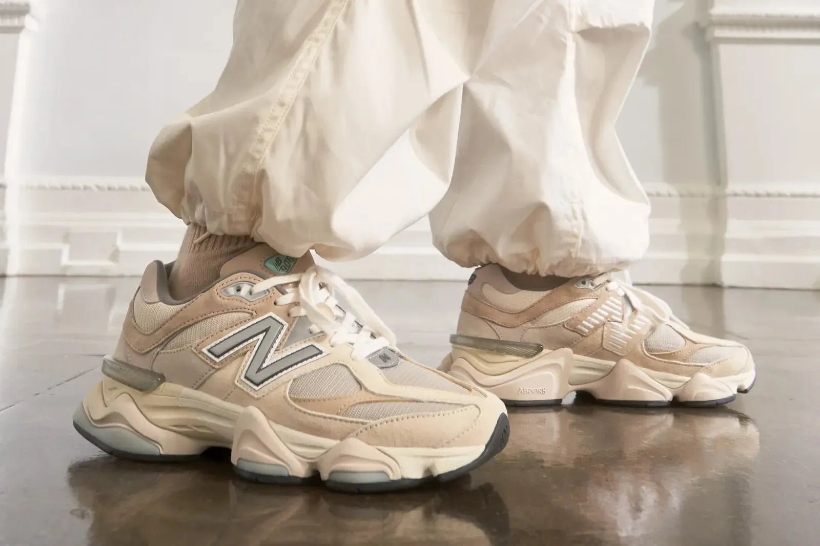 9060 "Beige Grey" New Balance - Tops and Bottoms USA