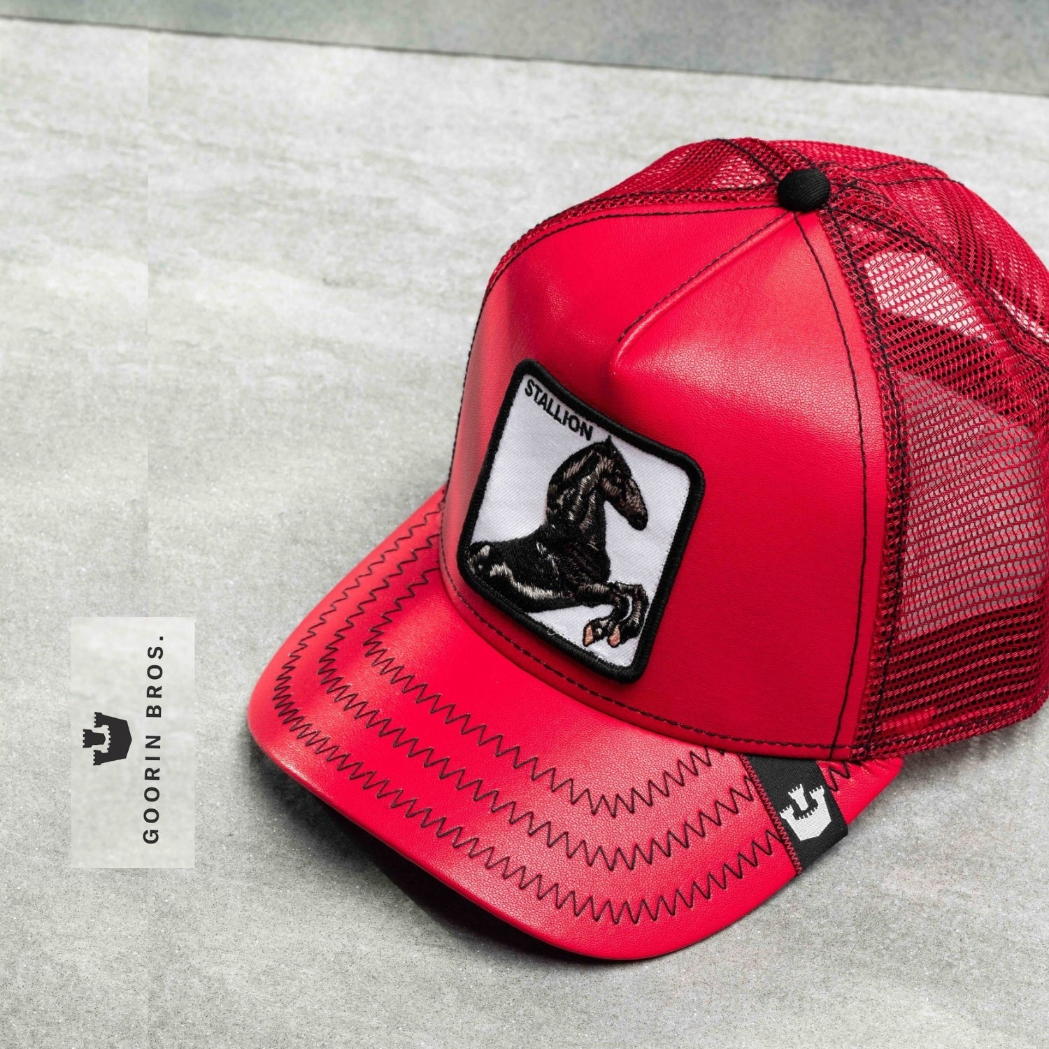 The Cherry Mustang Trucker Hat