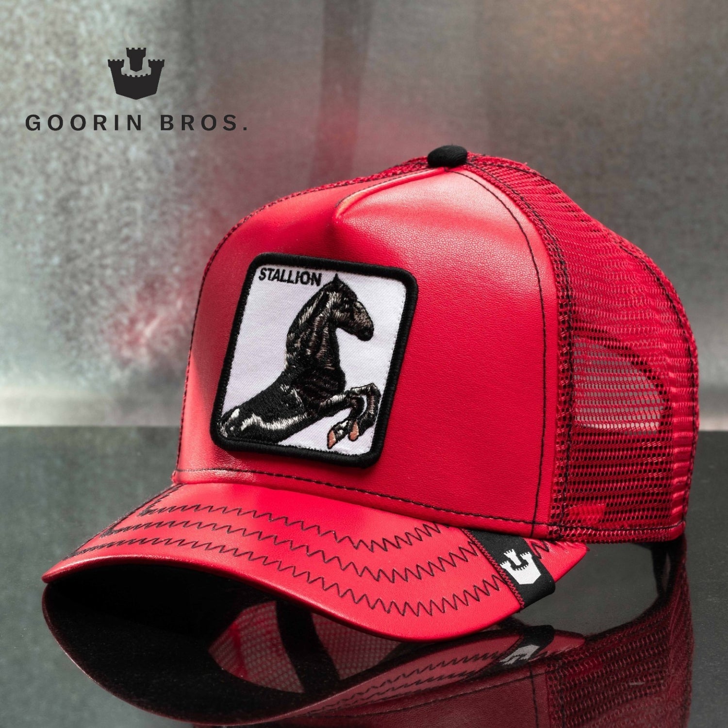 The Cherry Mustang Trucker Hat