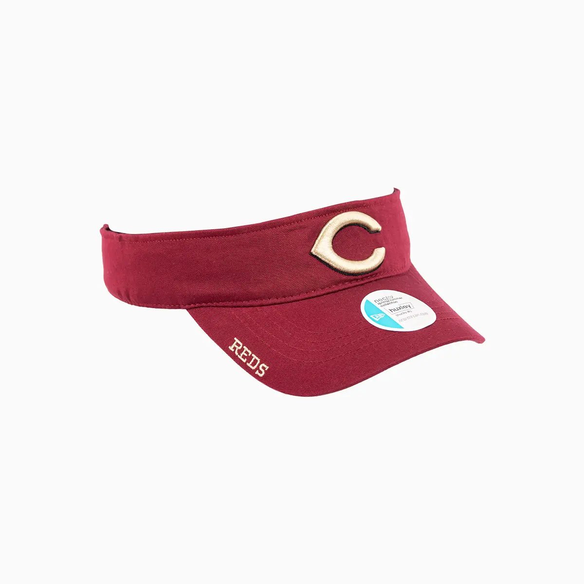Cincinnati Reds Sports Visor Adjustable Cap New Era - Tops and Bottoms USA