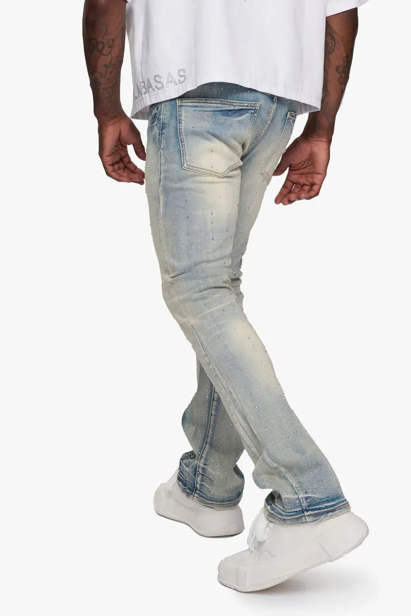 Men's HEATH Stacked Denim Skinny Pant Valabasas - Tops and Bottoms USA
