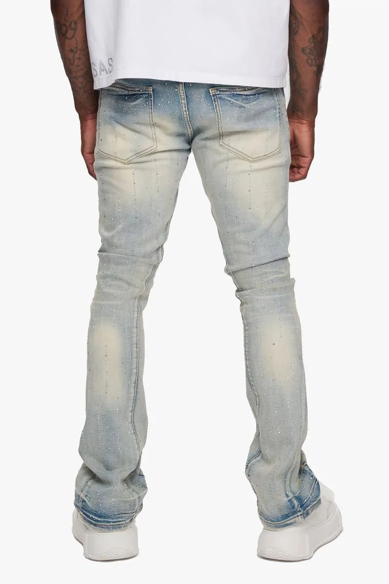 Men's HEATH Stacked Denim Skinny Pant Valabasas - Tops and Bottoms USA