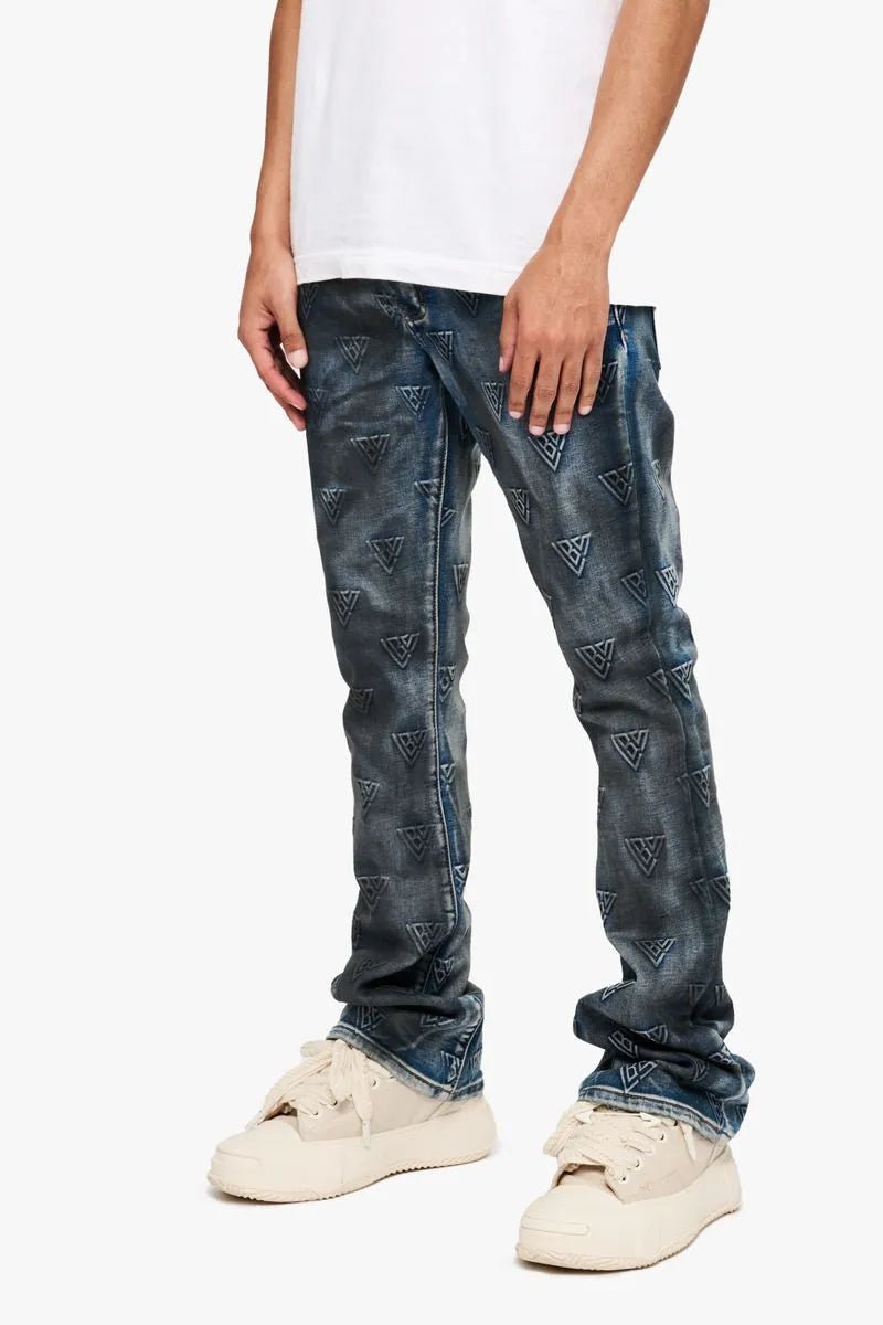 Men's Tagged Stacked Denim Pant Valabasas - Tops and Bottoms USA