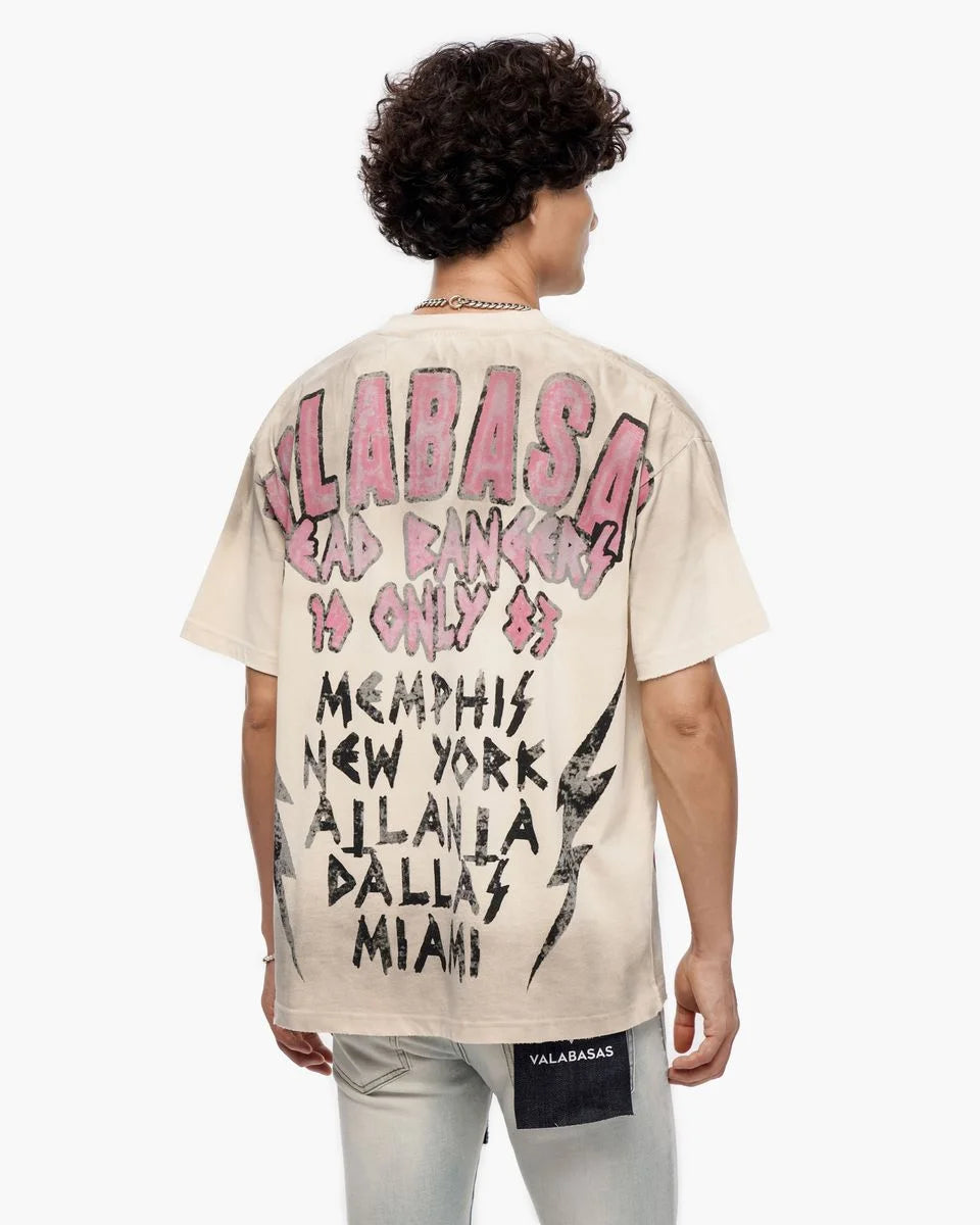 Men's Head Bangers Cream T-Shirt