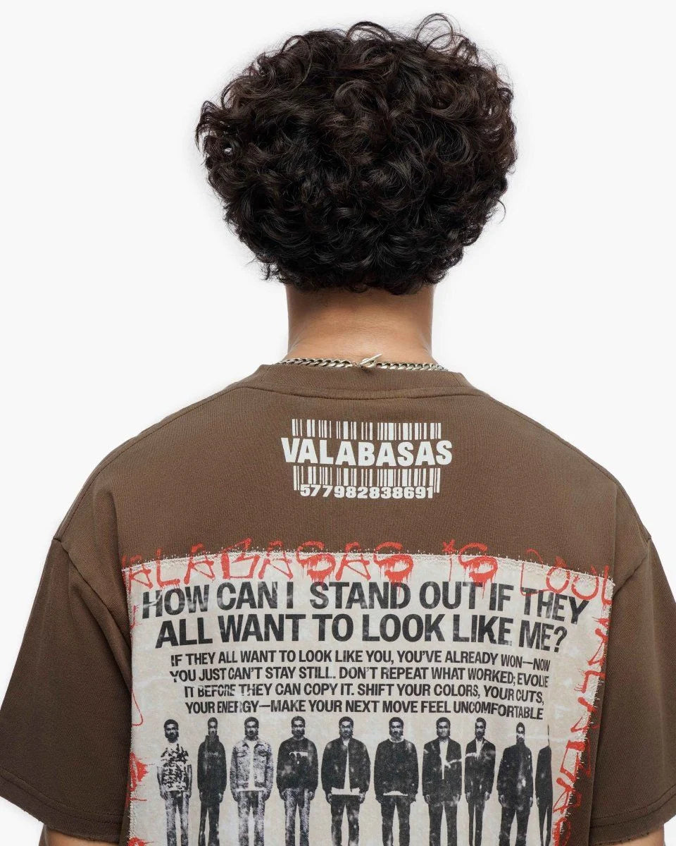 Men's Stand Out Brown T-Shirt