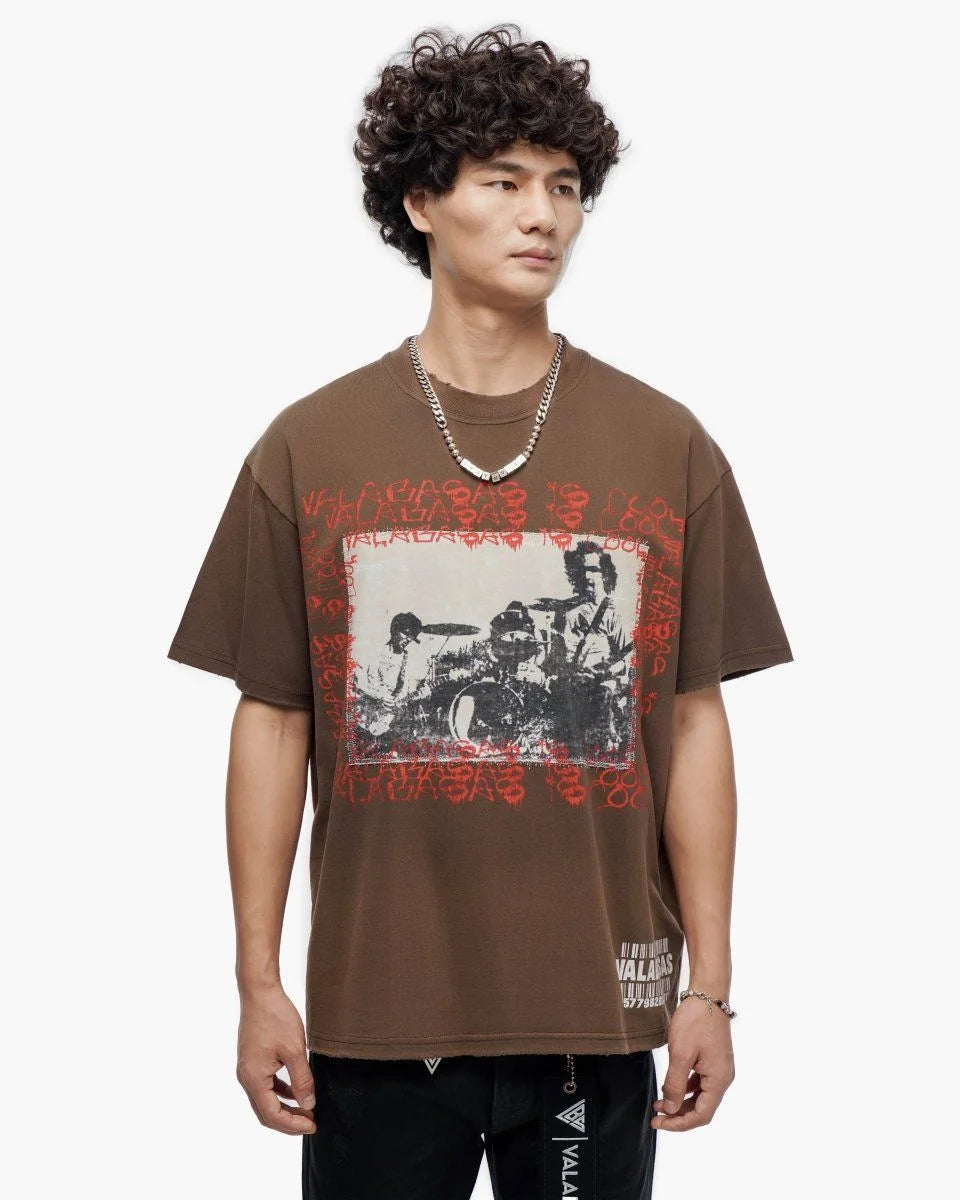 Men's Stand Out Brown T-Shirt