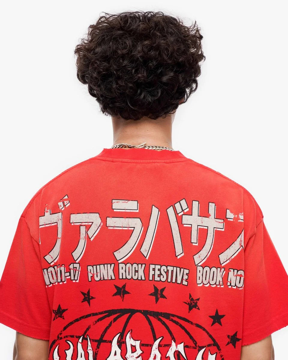 Men's Punk Fest Red T-Shirt