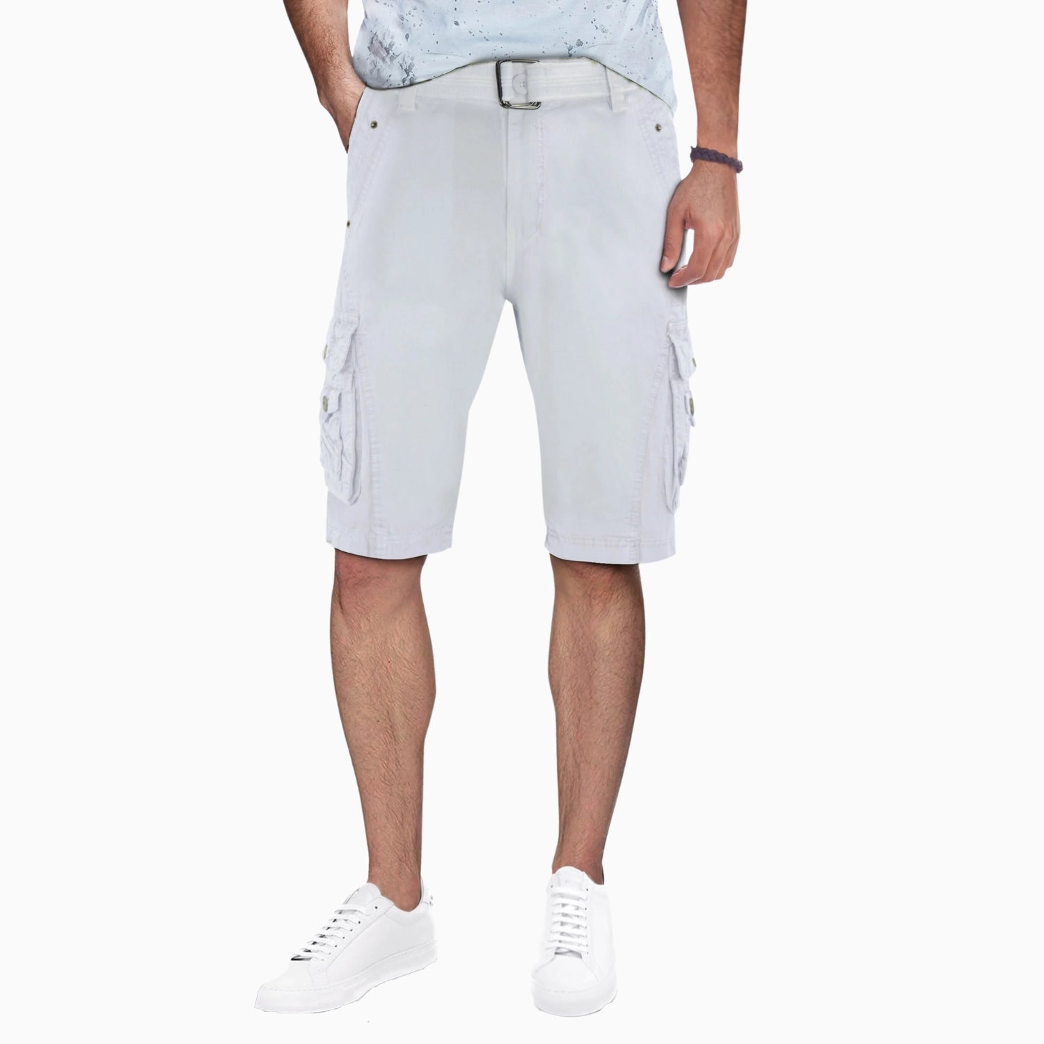 xray-jeans-mens-slim-fit-stretch-cargo-shorts-xms-19026-wht
