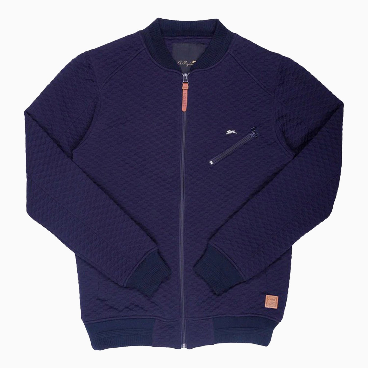 A Tiziano Men's Bruce Quilted Knit Bomber Jacket