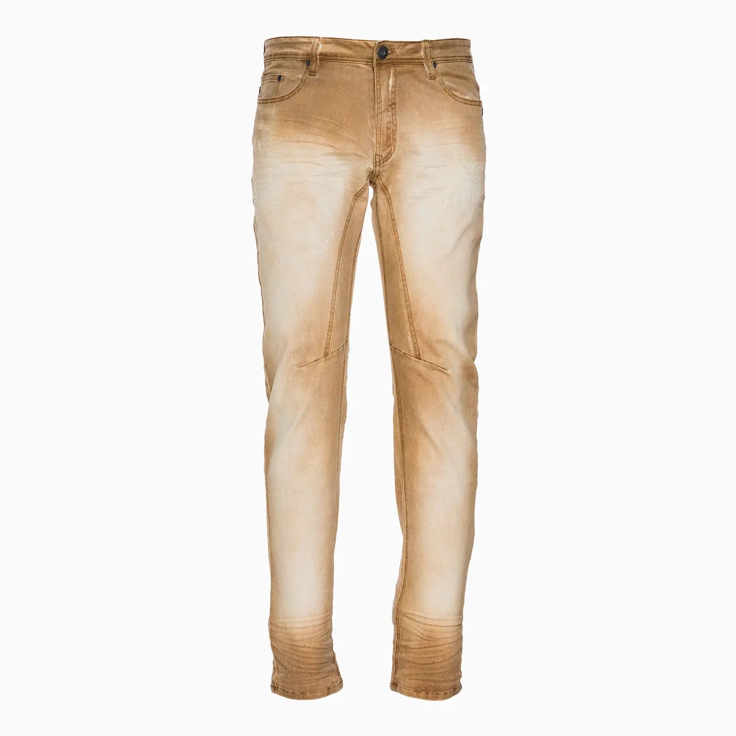 Men's Caspian Twill Jean Pant With Hand Spray A Tiziano - Tops and Bottoms USA