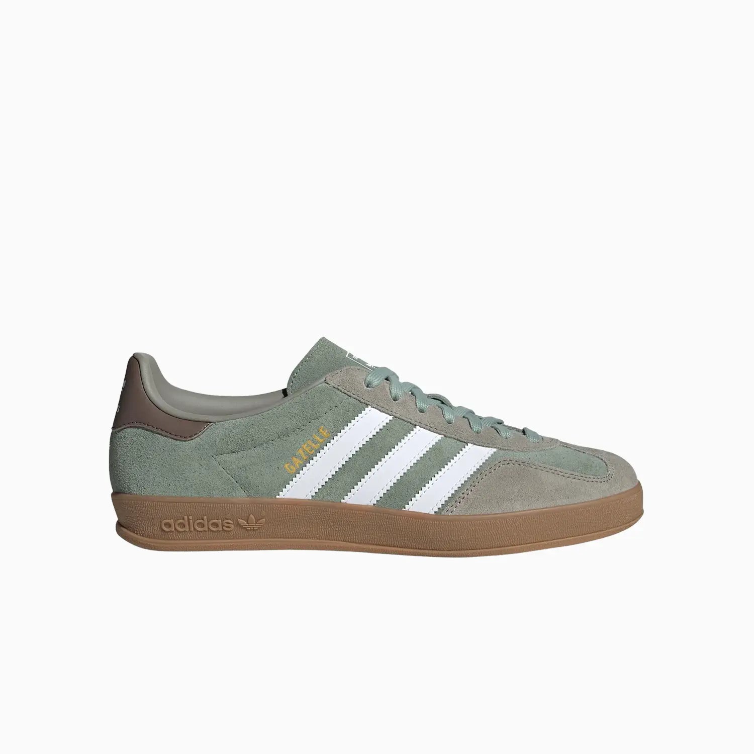 adidas Originals Gazelle Indoor Sneakers in Sage Green-Brown adidas Originals Gazelle Indoor Sneakers in Sage Green-Brown